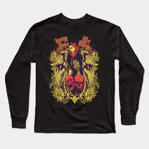 Long Live the King Long Sleeve T-Shirt by Outlaw Suit